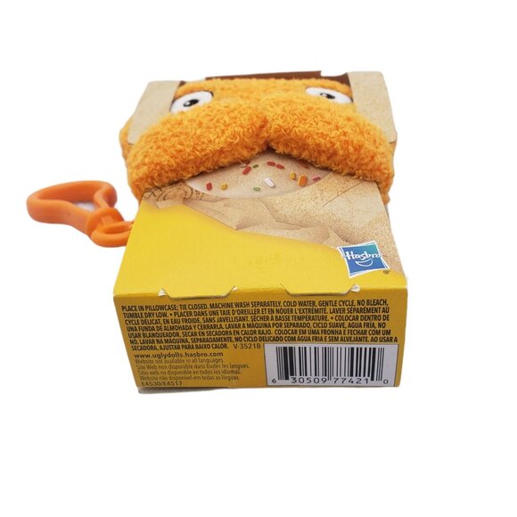 Hasbro Ugly Dolls To Go Keychain Stuffed Plush Clip Toy 5"  Wage Orange-Yellow - Picture 6 of 6
